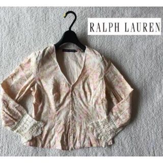 ラルフローレン(Ralph Lauren)のラルフローレン花柄カーディガン風ブラウス(シャツ/ブラウス(長袖/七分))