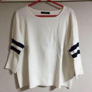 アーバンリサーチロッソ(URBAN RESEARCH ROSSO)の美品♡ライン入りトップス(カットソー(長袖/七分))