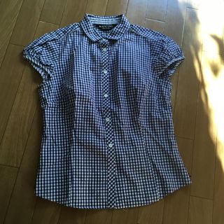 ポールスミス(Paul Smith)のポールスミス ブラックレーベル 半袖ブラウス シャツ ギンガムチェック(シャツ/ブラウス(半袖/袖なし))