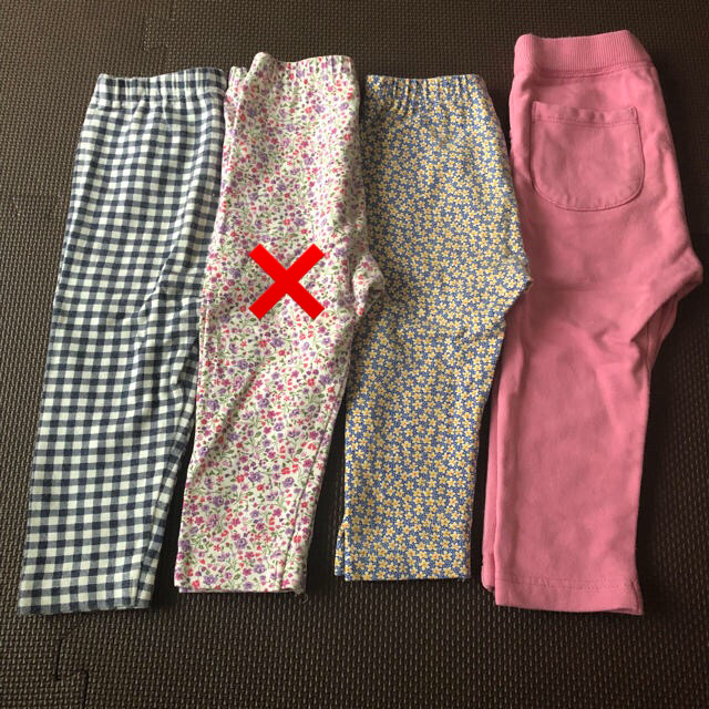 UNIQLO(ユニクロ)のユニクロ レギンス 80cm 3点セット キッズ/ベビー/マタニティのベビー服(~85cm)(パンツ)の商品写真