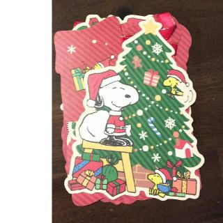 スヌーピー(SNOOPY)の【新品】クリスマスカード  スヌーピー(カード/レター/ラッピング)