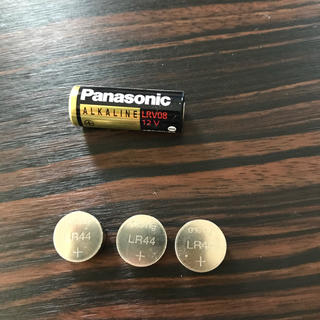 パナソニック 電池 LRV08 12V アルカリ LR44 ボタン電池 新品(その他)