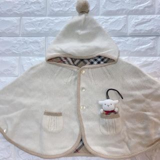 バーバリー(BURBERRY)の【non♡様専用】ポンチョ ケープ バーバリー リバーシブル(ジャケット/コート)