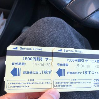 セントレア 駐車券 二枚(その他)