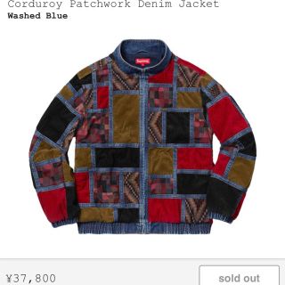 シュプリーム(Supreme)のSupreme patchwork denim jacket L(Gジャン/デニムジャケット)