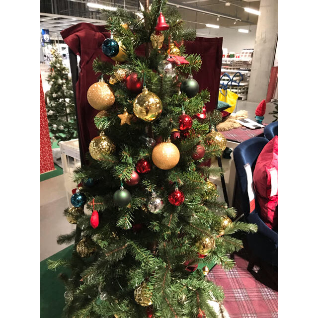 約28cm×80cm×15cmIKEA クリスマスツリー FEJKA 180cm Christmas Tree