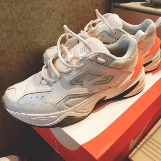 ナイキ(NIKE)のW NIKE M2K TEKNO 美品 メンズウィメンズユニセックス 白グレー(スニーカー)