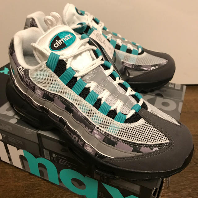 atmos NIKE AIR MAX 95 JADE WE LOVE 24.5245cmカラー