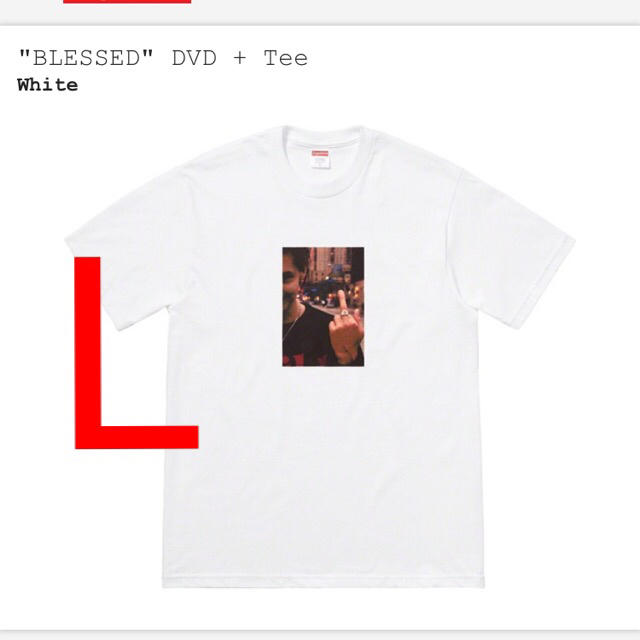 Supreme "BLESSED" DVD + Tee 白L