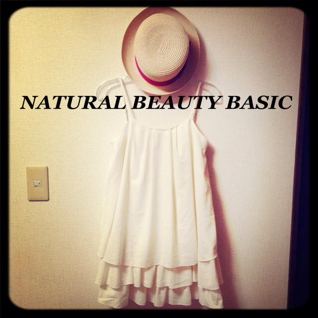 NATURAL BEAUTY BASIC(ナチュラルビューティーベーシック)のNBB♡ワンピ新品 レディースのワンピース(ミニワンピース)の商品写真