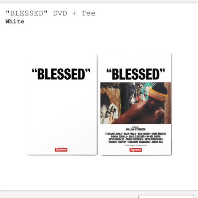 【最安値】supreme blessed tee DVD付き