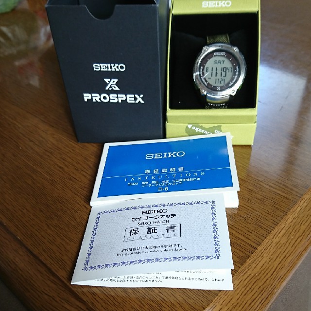 SEIKO(セイコー)のセイコー腕時計 PROSPEXアルピニスト防水(10気圧) SBEB017 メンズの時計(腕時計(デジタル))の商品写真