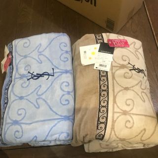 イブサンローラン タオルケット 少し大きめ(タオルケット)