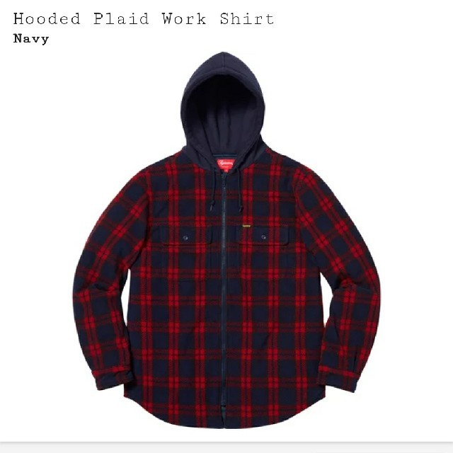 supreme Hooded Plaid Work Shirt week14