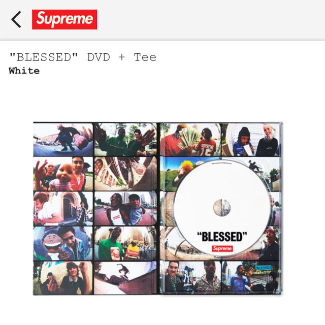 Supreme(シュプリーム)のBLESSED DVD のみ スマホ/家電/カメラのテレビ/映像機器(DVDレコーダー)の商品写真