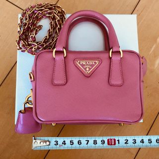 プラダ(PRADA)のプラダ  サフィアノミニバック(ハンドバッグ)