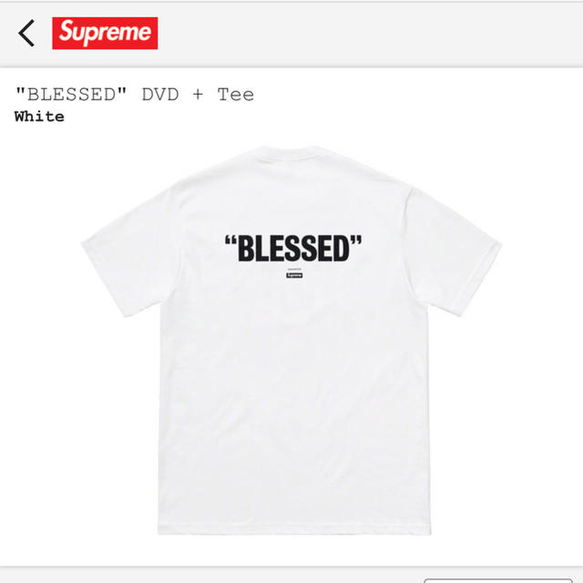 supreme blessed tee dvd mサイズ