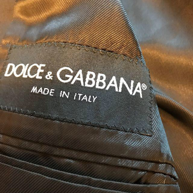 DOLCE&GABBANA(ドルチェアンドガッバーナ)のDOLCE&GABBANA黒タグノッチドナローラペルウールブラック１Ｂスーツ  メンズのスーツ(セットアップ)の商品写真