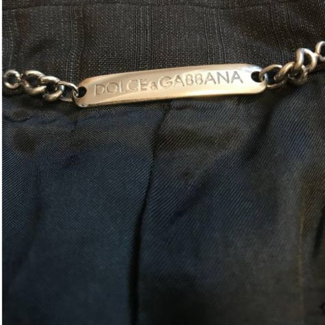 DOLCE&GABBANA(ドルチェアンドガッバーナ)のDOLCE&GABBANA黒タグノッチドナローラペルウールブラック１Ｂスーツ  メンズのスーツ(セットアップ)の商品写真