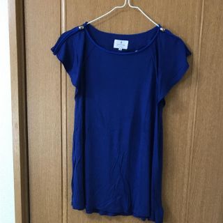 ランバンオンブルー(LANVIN en Bleu)の【最終値下】ランバンオンブルー カットソー(カットソー(半袖/袖なし))