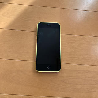 アップル(Apple)の【AKii様専用】iPhone5c 16GB yellow (docomo端末）(スマートフォン本体)