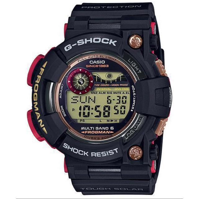 G-SHOCK(ジーショック)の35周年限定マグマオーシャン フロッグマンGWF-1035F-1JR 国内正規品 メンズの時計(腕時計(デジタル))の商品写真