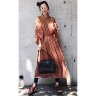 アメリヴィンテージ(Ameri VINTAGE)の新品AMERI♡MEDI NASTURTIUM OVERDRESS(ロングワンピース/マキシワンピース)