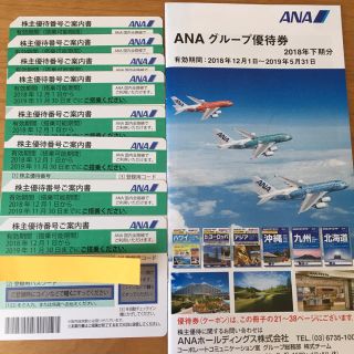 エーエヌエー(ゼンニッポンクウユ)(ANA(全日本空輸))の【クリックポスト無料】株主優待　ANA株主優待券8枚(その他)