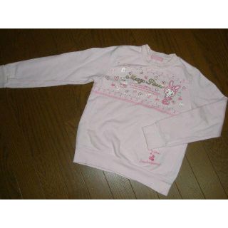 メゾピアノジュニア(mezzo piano junior)のmezzopianoメゾピアノM150トレーナーピンク＃0203(Tシャツ/カットソー)