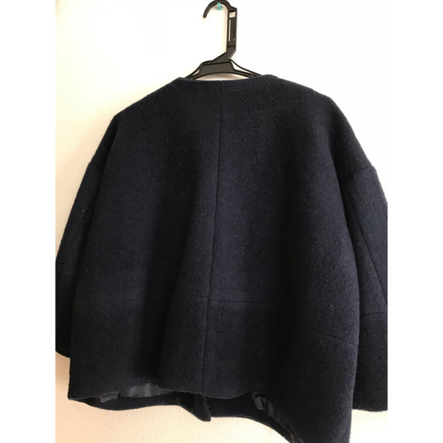 SM2(サマンサモスモス)のサマンサモスモス ショート丈コート(紺) レディースのジャケット/アウター(ピーコート)の商品写真