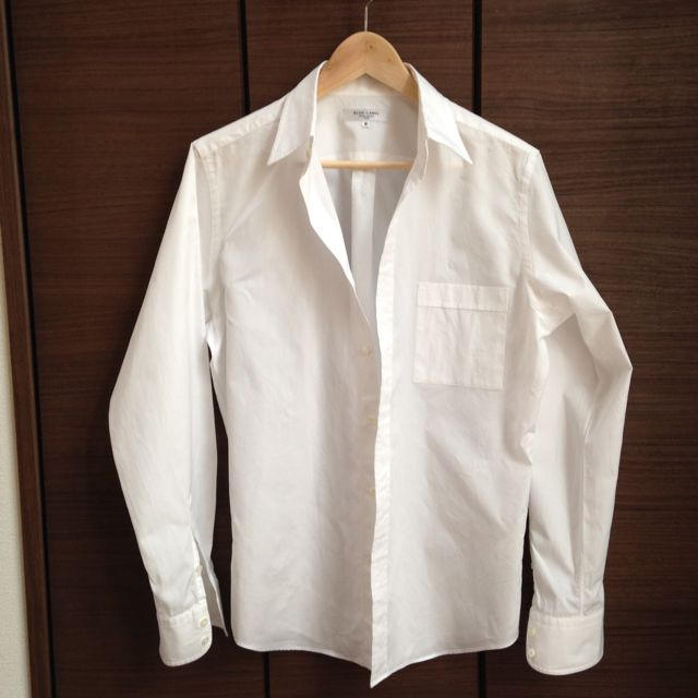 UNITED ARROWS(ユナイテッドアローズ)のアローズ　メンズ定番　綿の白シャツ（M） レディースのトップス(シャツ/ブラウス(長袖/七分))の商品写真