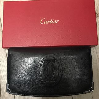 カルティエ(Cartier)のカルティエ  財布  メンズ  ラウンドファスナー(長財布)