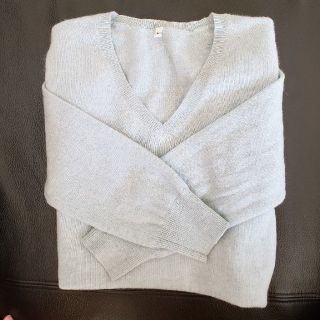 ムジルシリョウヒン(MUJI (無印良品))の無印　カシミア100%　Vネックニット(ニット/セーター)