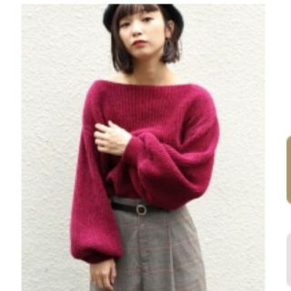 ローリーズファーム(LOWRYS FARM)のLOWRYS FARM ♡ Cモールプルオーバー ♡ 新品 ♡ ニット(ニット/セーター)