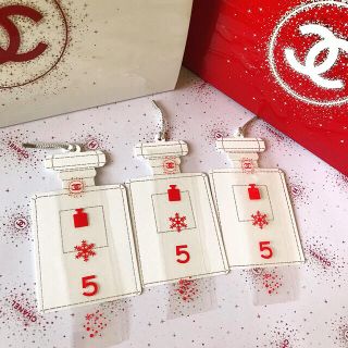 シャネル(CHANEL)のシャネル クリスマス ステッカー オーナメント ラッピング タグ(ラッピング/包装)