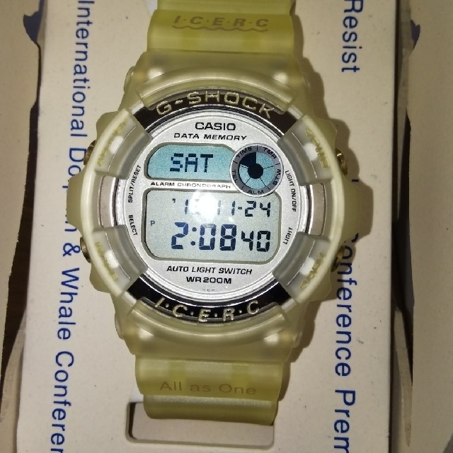 2021高い素材  G-SHOCK 第７回国際イルカ・クジラ会議記念モデル未使用品 G-SHOCK CASIO - 腕時計(デジタル)