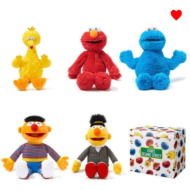ユニクロ カウズ セサミストリート コンプリートボックス ユニクロ カウズ セサミストリート コンプリートボックス