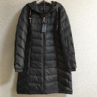 トミーヒルフィガー(TOMMY HILFIGER)のトミーヒルフィガー ダウンコート ジャンパー 巾着付き グレー(ダウンコート)