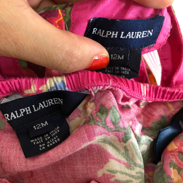 Ralph Lauren(ラルフローレン)のラルフローレン コットン ワンピ  ドレス 12M キッズ/ベビー/マタニティのキッズ服女の子用(90cm~)(ドレス/フォーマル)の商品写真