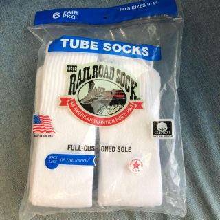 ヴァンズ(VANS)のRAILROAD SOCKS コットン 靴下 アメリカ made in USA(ソックス)