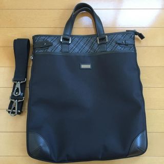 バーバリーブラックレーベル(BURBERRY BLACK LABEL)の美品 バーバリーブラックレーベル 2wayバッグ ビジネスバッグ(トートバッグ)