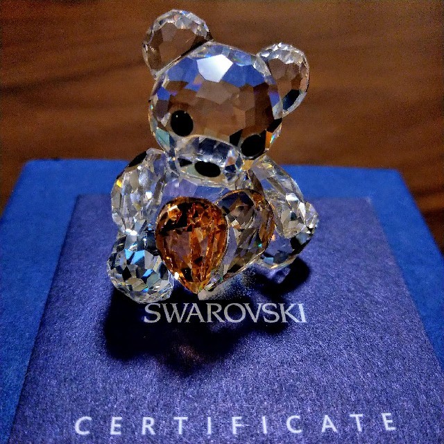 SWAROVSKI(スワロフスキー)のスワロフスキー*° 2007 限定 クリスベア クリスタル 置物  インテリア/住まい/日用品のインテリア小物(置物)の商品写真