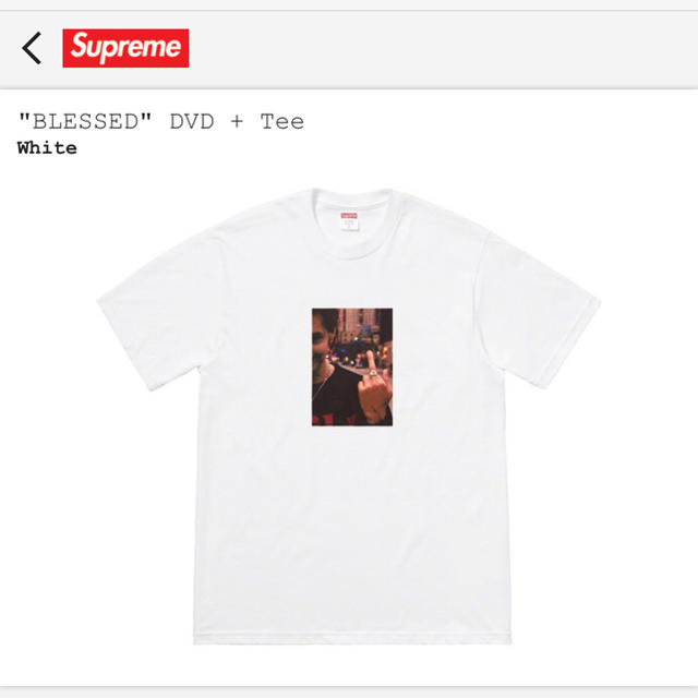 supreme blessed dvd tee m セット販売