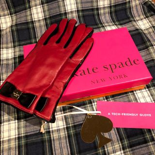 ケイトスペードニューヨーク(kate spade new york)のKate Spade 牛革グローブ(手袋)