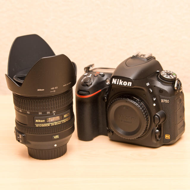 保障できる】 Nikon - 美品 24-85レンズキット D750 ニコン デジタル