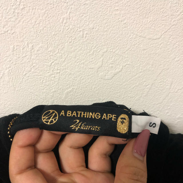 24karats(トゥエンティーフォーカラッツ)のA7912 A BATHING APE × 24karats ベロアセットアップ メンズのトップス(ジャージ)の商品写真