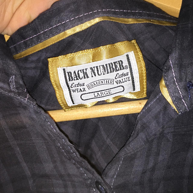 BACK NUMBER(バックナンバー)のBACKNUMBER シャツ レディースのトップス(シャツ/ブラウス(長袖/七分))の商品写真