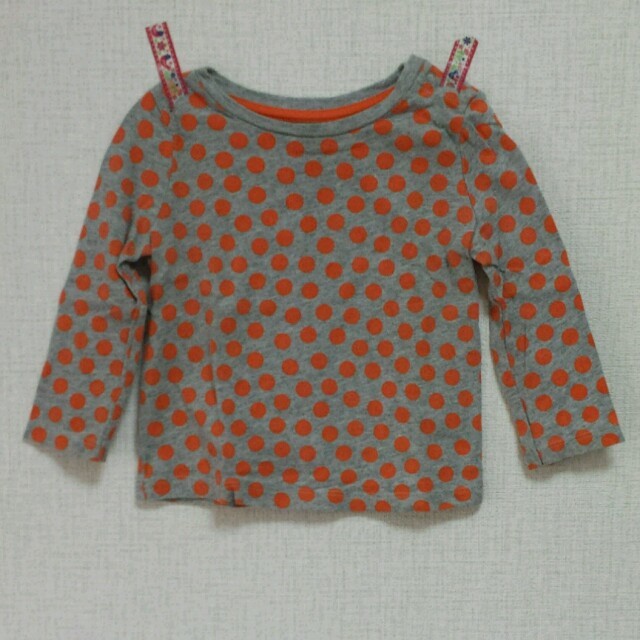 babyGAP(ベビーギャップ)のbabygap 水玉トップス キッズ/ベビー/マタニティのキッズ服女の子用(90cm~)(その他)の商品写真