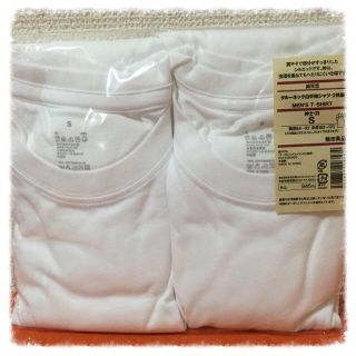 ムジルシリョウヒン(MUJI (無印良品))のMUJI 半袖Tシャツ2枚組(新品)(Tシャツ(半袖/袖なし))