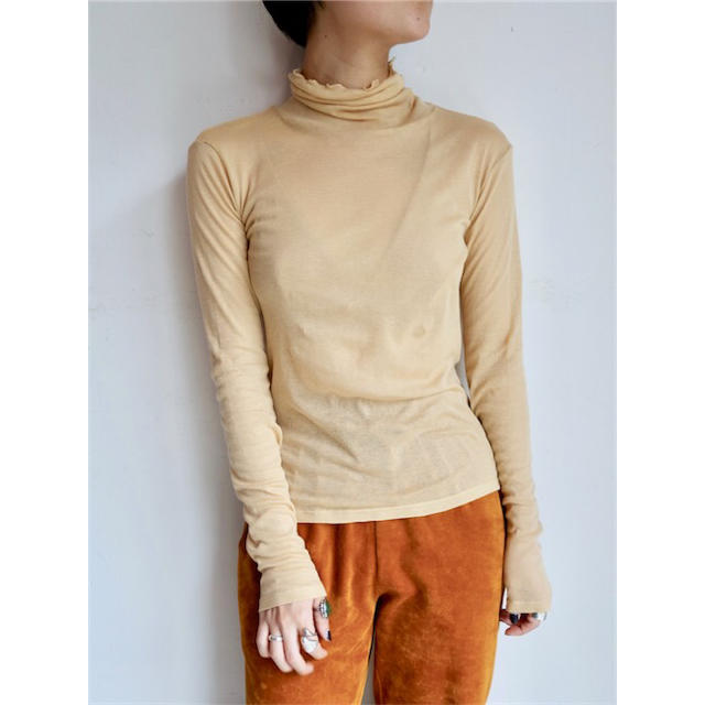 BEAUTY&YOUTH UNITED ARROWS(ビューティアンドユースユナイテッドアローズ)のBASERANGE PUIG TURTLE NECK/HUBBA レディースのトップス(カットソー(長袖/七分))の商品写真